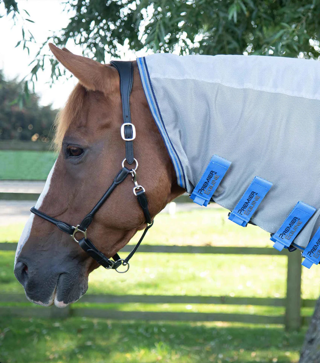 Premier Equine UK Combo Mesh Air Fly Rug with Surcingles - Blue (78β or 81β)