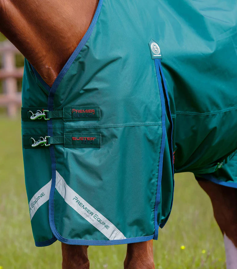 Premier Equine UK Buster Zero gram Original Turnout Rug/Rain Sheet Green 6β0β/72β