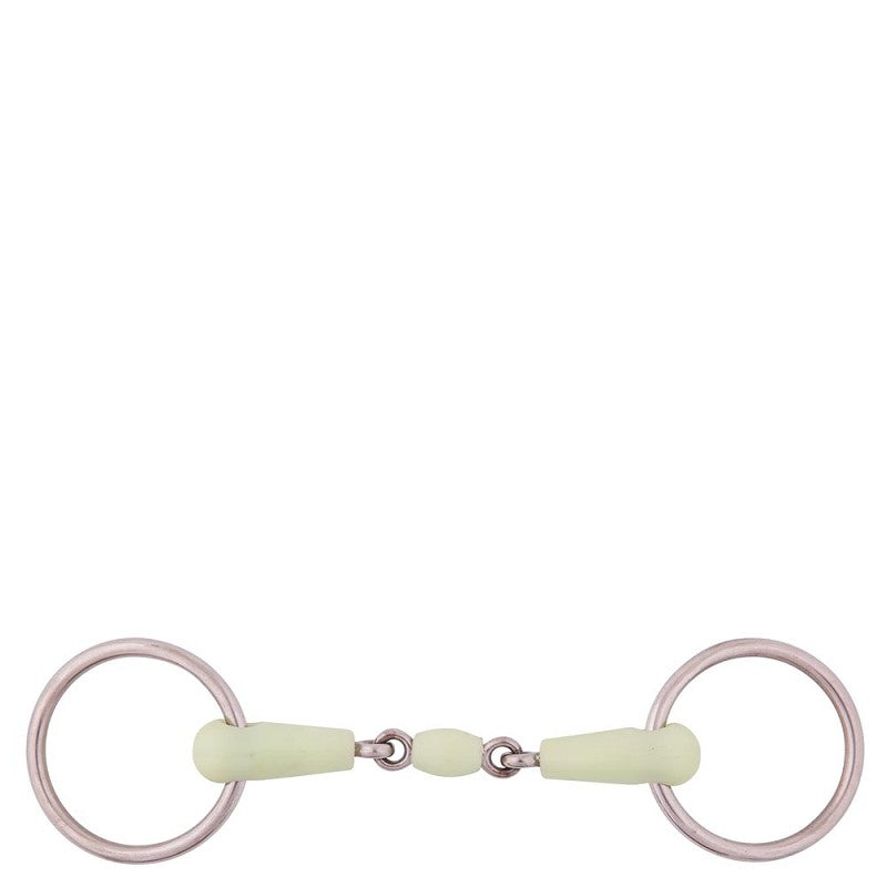 BR Double Jointed Loose Ring Snaffle Apple Mouth 18 mm - 14.5cm/5.75” Mouthpiece