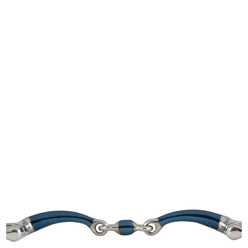 BR Double Jointed Dee-Ring Sweet Iron bit 14 mm - 13.5cm/5.25"