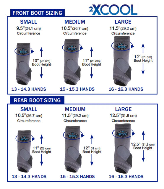 Professional's Choice 2XCool Sports Medicine Boot - Front Pair - White/Medium