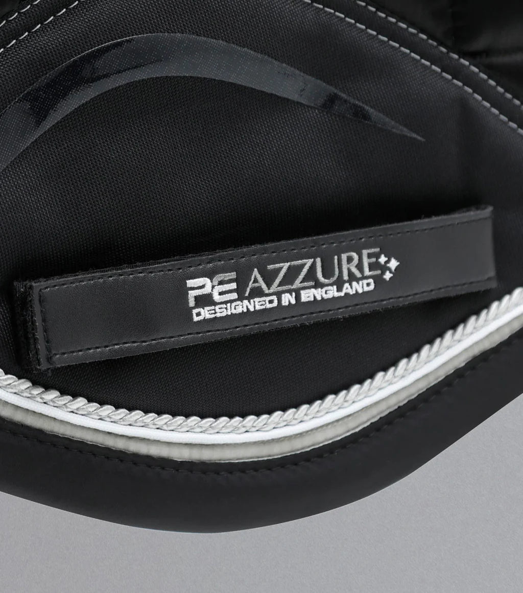 Premier Equine UK Azzure Anti-Slip Satin GP/Jump Square - Black - Full Size