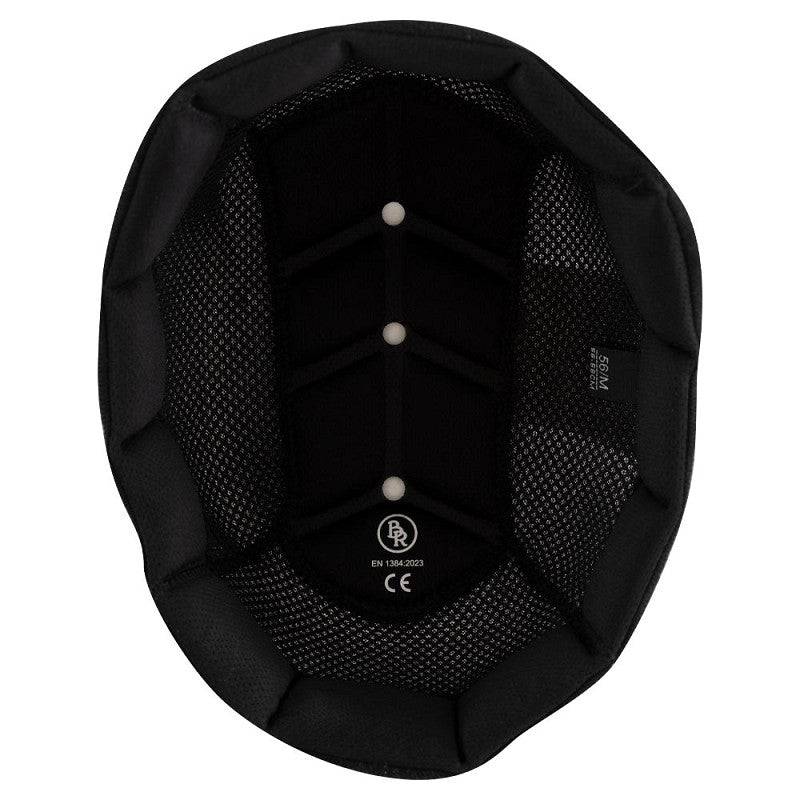 BR Helmet Lining Zeta - Black - Size 56