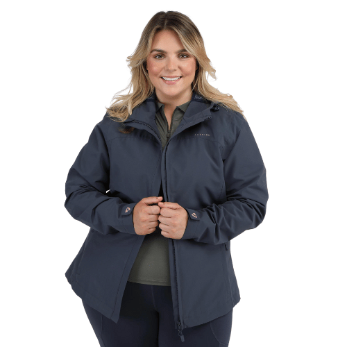 Shires Aubrion Ladies Cloudburst Raincoat - Navy - XL *SALE* Reg. $175