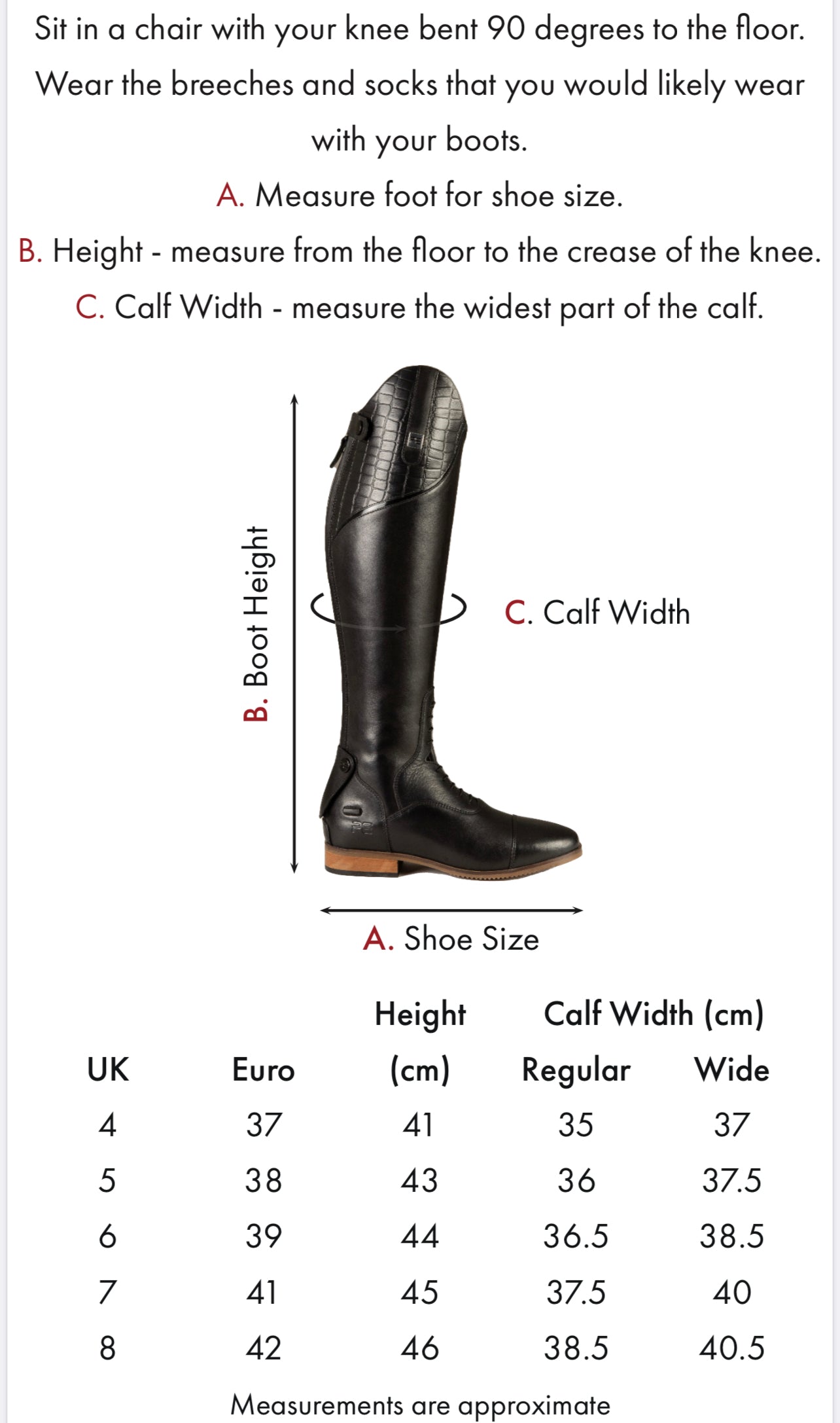 Premier Equine UK Passaggio Ladies Leather Field Tall Riding Boot - Black UK6/Euro 39 Wide Calf