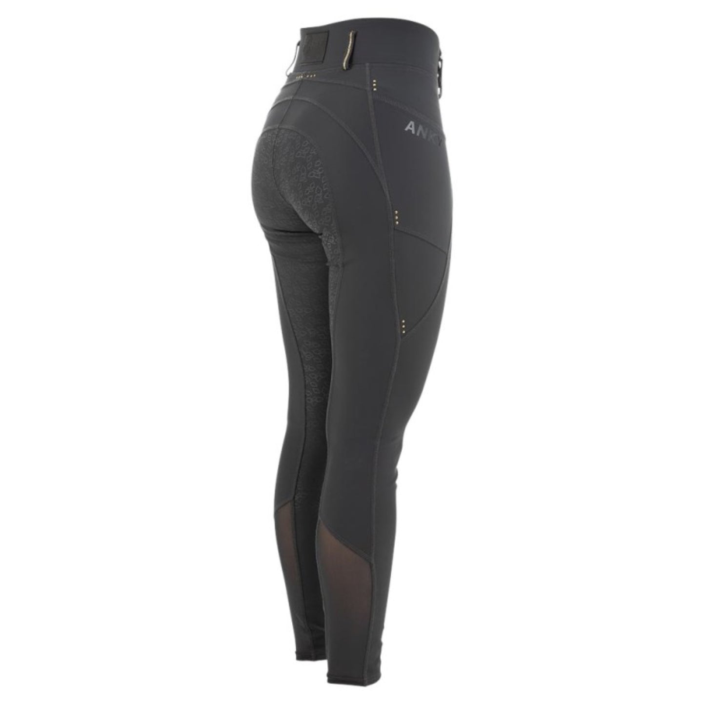 Anky Fanciful Ladies Riding Tights with Silicone Seat - Stormy Weather (dark grey) - Euro 44/US 34 - Limited Edition