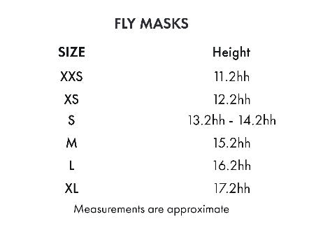 Premier Equine UK Comfort Tech Lycra Fly Mask Navy Medium