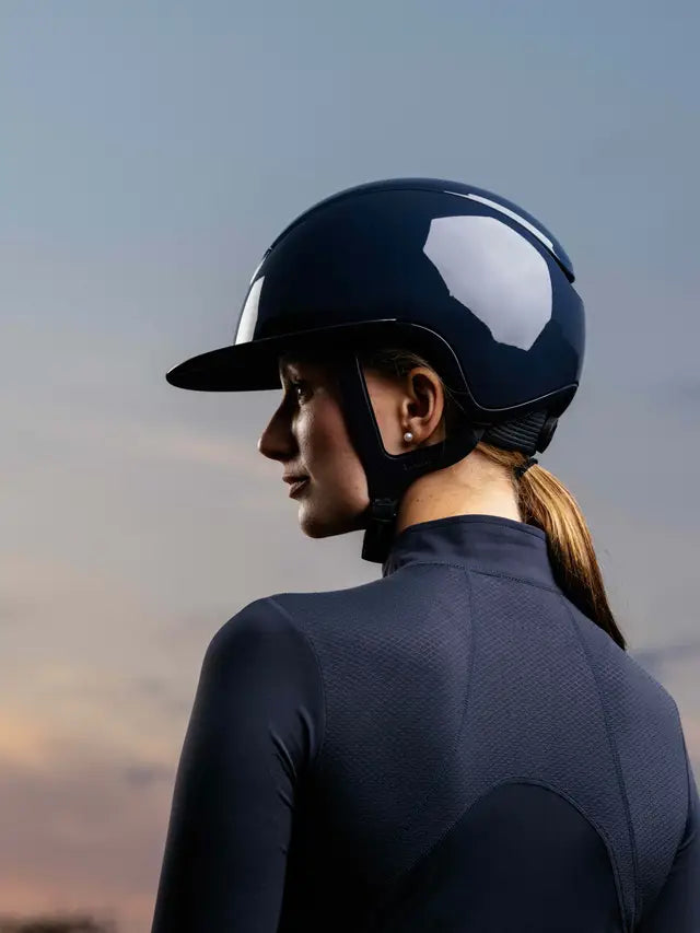 LeMieux Verv® Competition Helmet Gloss Navy - Medium (56-58)