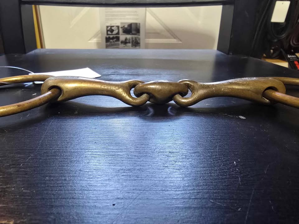 Used - Herm Sprenger KK Ultra loose ring bit - Double Jointed Lozenge - Used - 5.75" mouth/18mm thick