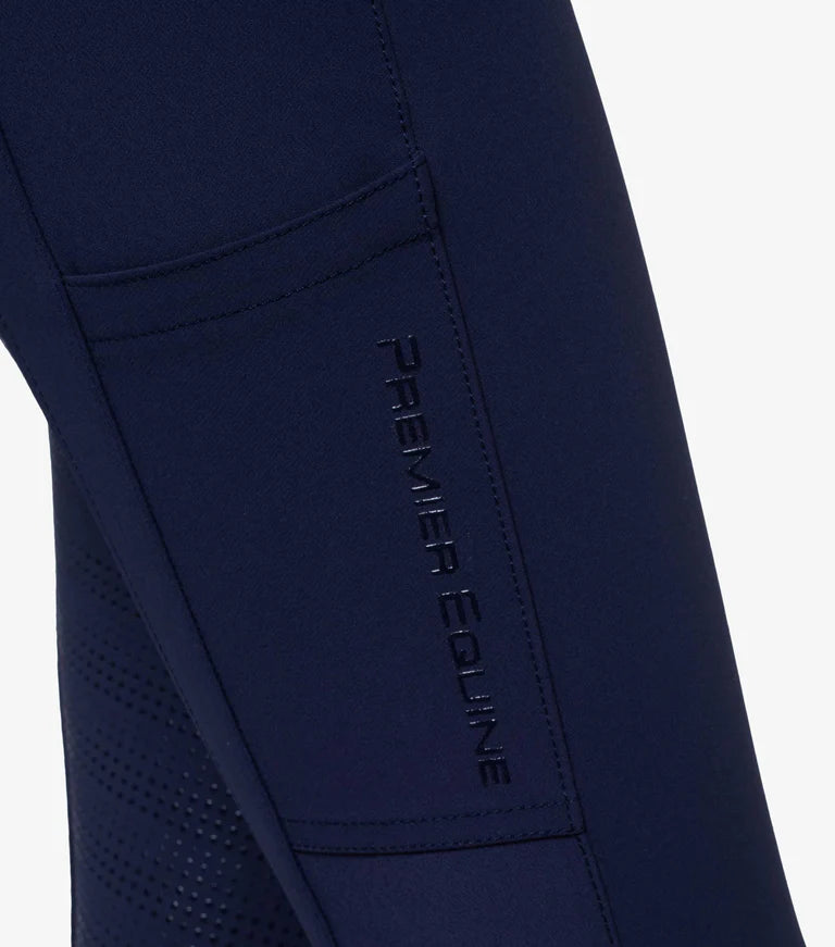 Premier Equine UK Torrent Ladies Full Seat Gel Riding Breeches Navy 30”