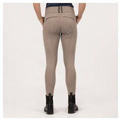 BR Riding Breeches Carla Ladies Silicone Seat - Driftwood Euro 38 Limited Edition