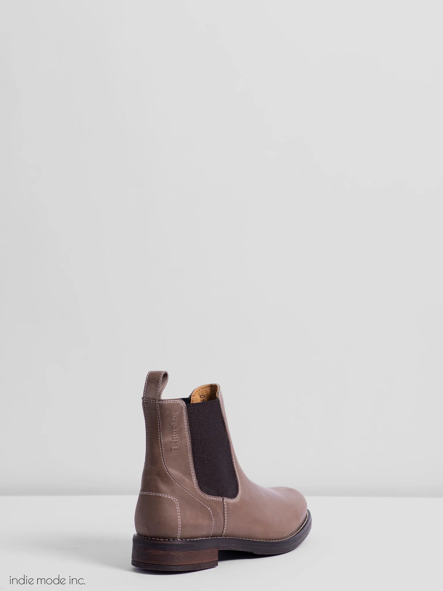 Kingsley Amsterdam Boot Euro 37 Gaucho Grey/Brown Elastic