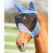 Shires DELUXE FLY MASK WITH EARS Clearance! Pony - Royal Blue