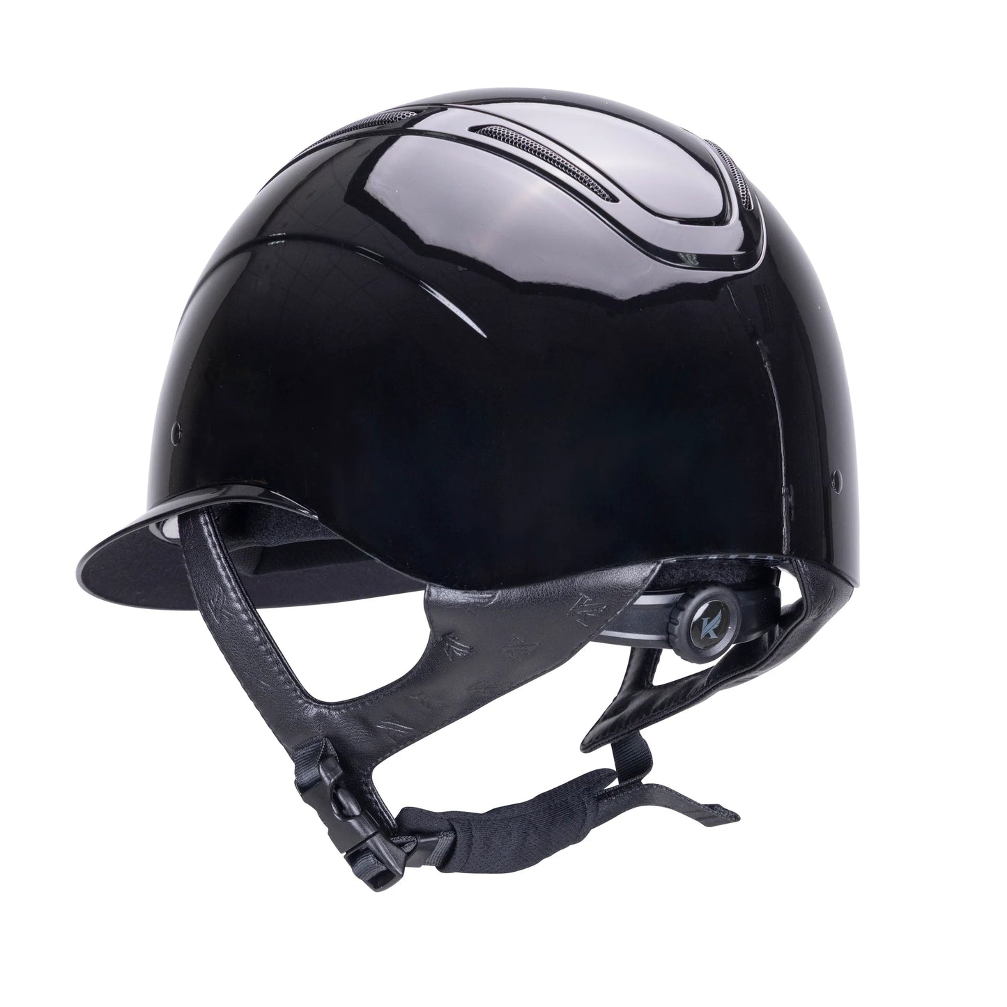 Karben Amity LVSH Riding Helmet Wide Peak - Gloss Black - Medium (55-57)