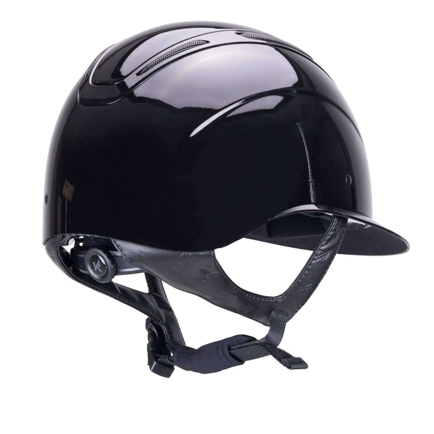 Karben Amity LVSH Riding Helmet Wide Peak - Gloss Black - Medium (55-57)