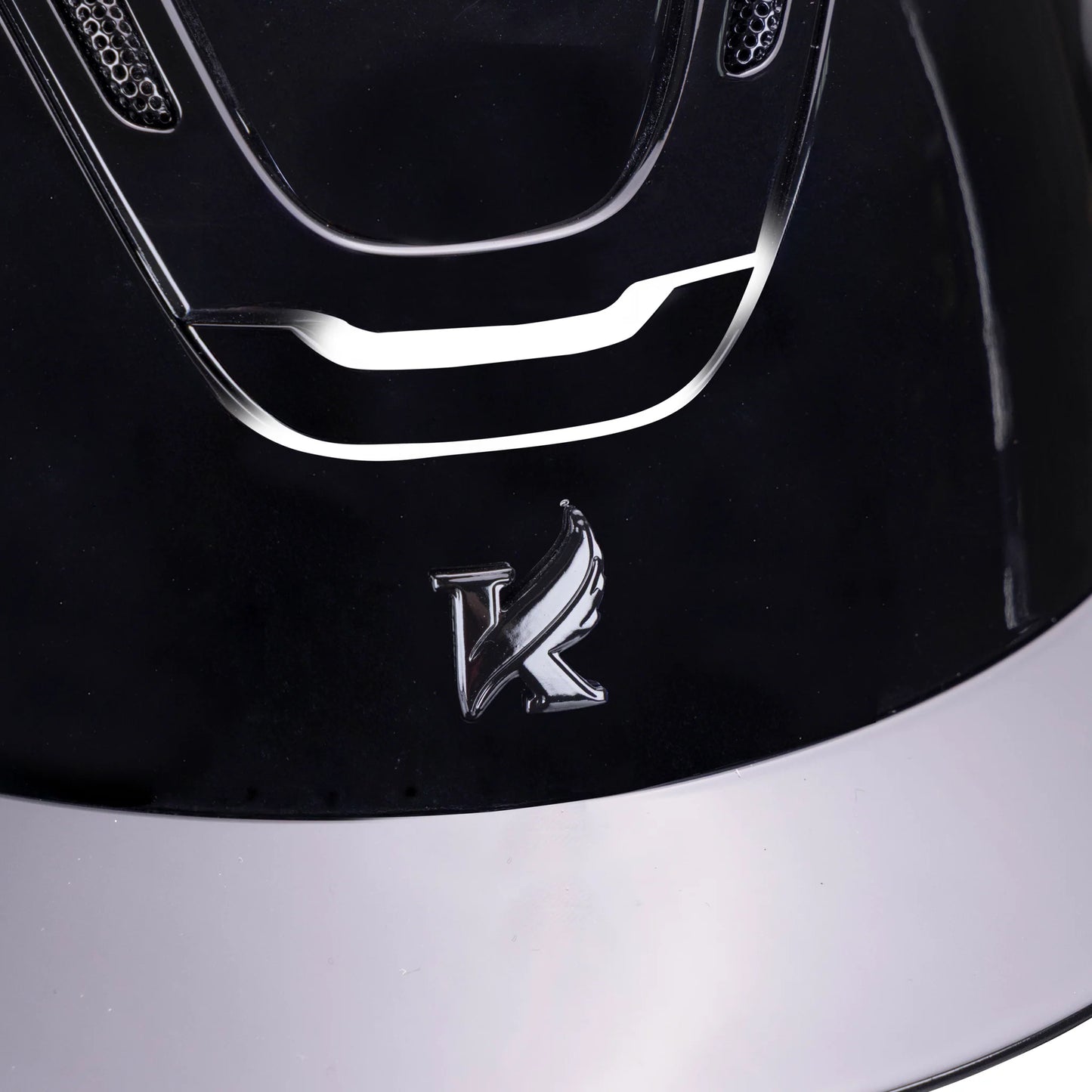 Karben Amity LVSH Riding Helmet Wide Peak - Gloss Black - Medium (55-57)
