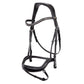 BR Anatomic Snaffle Bridle Stanley K Type - Black/Silver - Full
