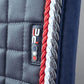 Premier Equine UK Saddle Pad Close Contact Euro Cotton Dressage Full Grey