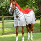 Premier Equine UK ShowerTex Fly Rug with Surcingles Red 6’9”/81”