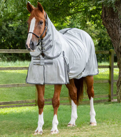 Premier Equine UK Fly Lite Bug Rug - Silver (75” or 78”)