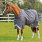 Premier Equine UK Buster 150g Turnout Rug with Classic Neck Cover - Grey 6’6”/78”