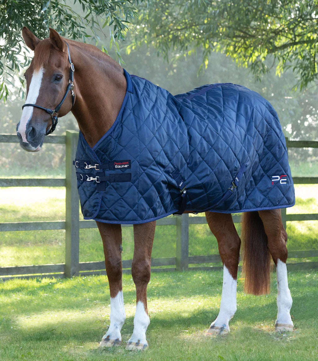 Premier Equine UK Tuscan Stable Rug 200g - Navy (78" or 81")