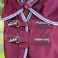 Premier Equine UK Combo Mesh Air Fly Rug with Surcingles - Wine 6’3”/75”