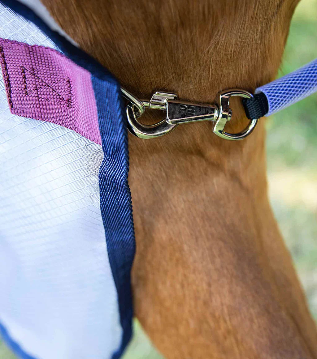 Premier Equine UK Buster Stay-Dry Super Lite Fly Rug with Surcingles - Wine (75” or 78”)