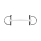 Winderen bit D-ring - Double Broken Mullen Mouth 135 mm (5.25") - White Edition - Slim