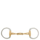 BR Double Jointed Eggbutt Snaffle Soft Contact Slightly Curved 14mm thick - 13.5cm/5.25”