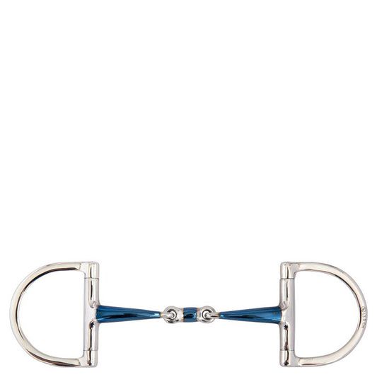 BR Double Jointed Dee-Ring Sweet Iron bit  14 mm - 13.5cm/5.25"