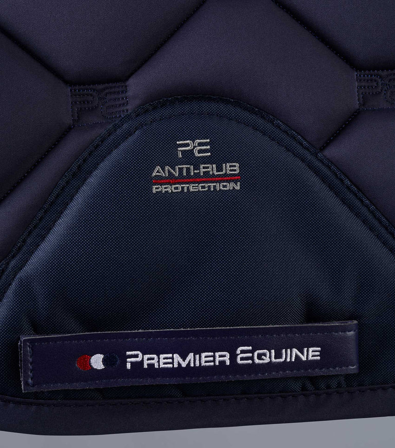 Premier Equine UK Saltare Close Contact Dressage Square Pad - Navy