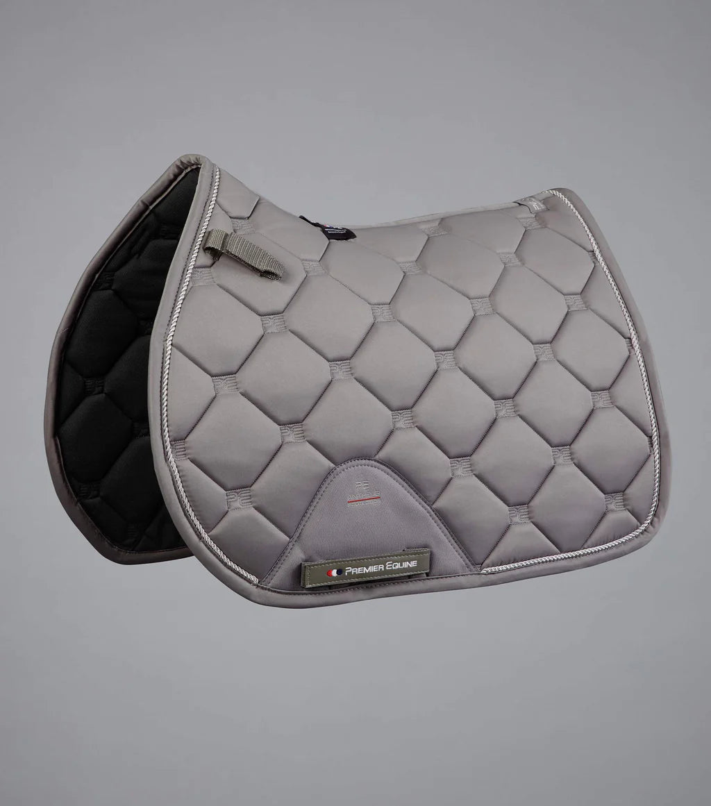 Premier Equine UK Saltare Close Contact GP/Jump Square Pad - Grey