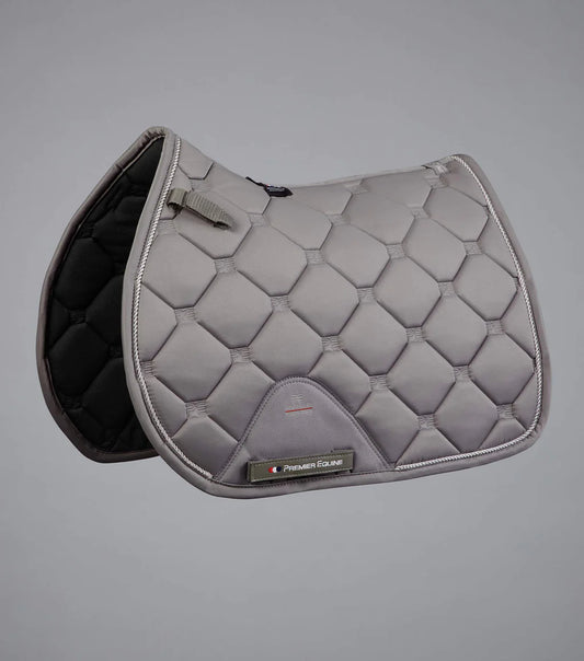 Premier Equine UK Saltare Close Contact GP/Jump Square Pad - Grey