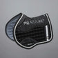Premier Equine UK Azzure Anti-Slip Satin GP/Jump Square - Black - Full Size