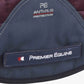Premier Equine UK Capella Close Contact Merino Wool Dressage Square Wine/Navy Wool - Full