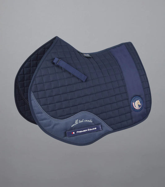 Premier Equine UK My Pony Jack Cotton GP/Jump Plain Saddle Pad - Navy
