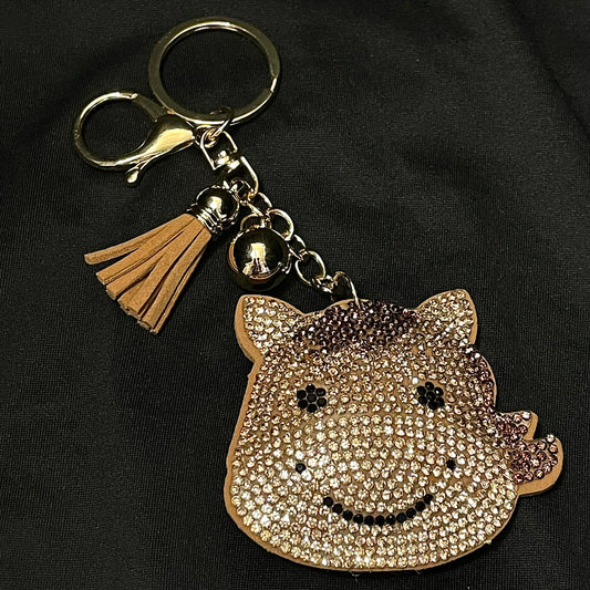 Horse Glitter Keychain