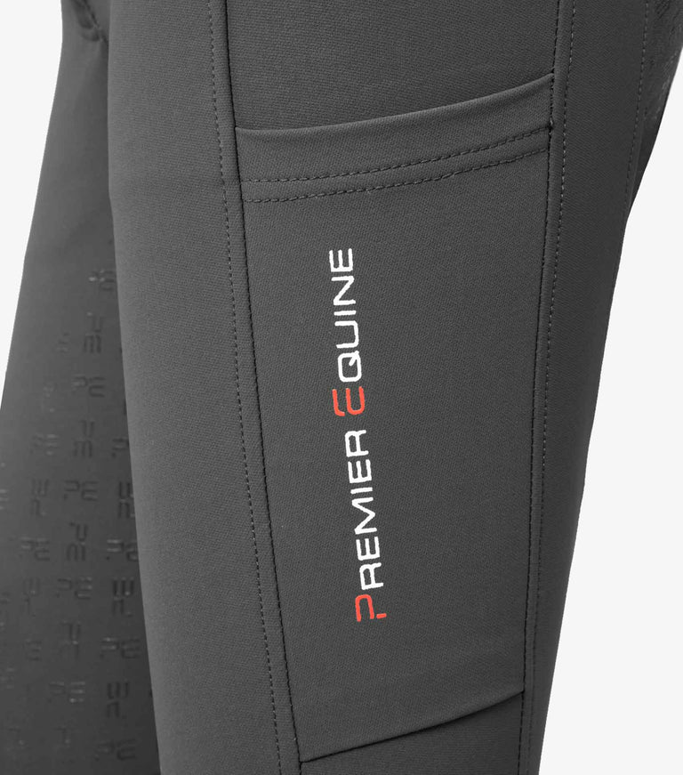 Premier Equine UK Coco II Ladies Gel Full Seat Riding Breeches Anthracite 30”