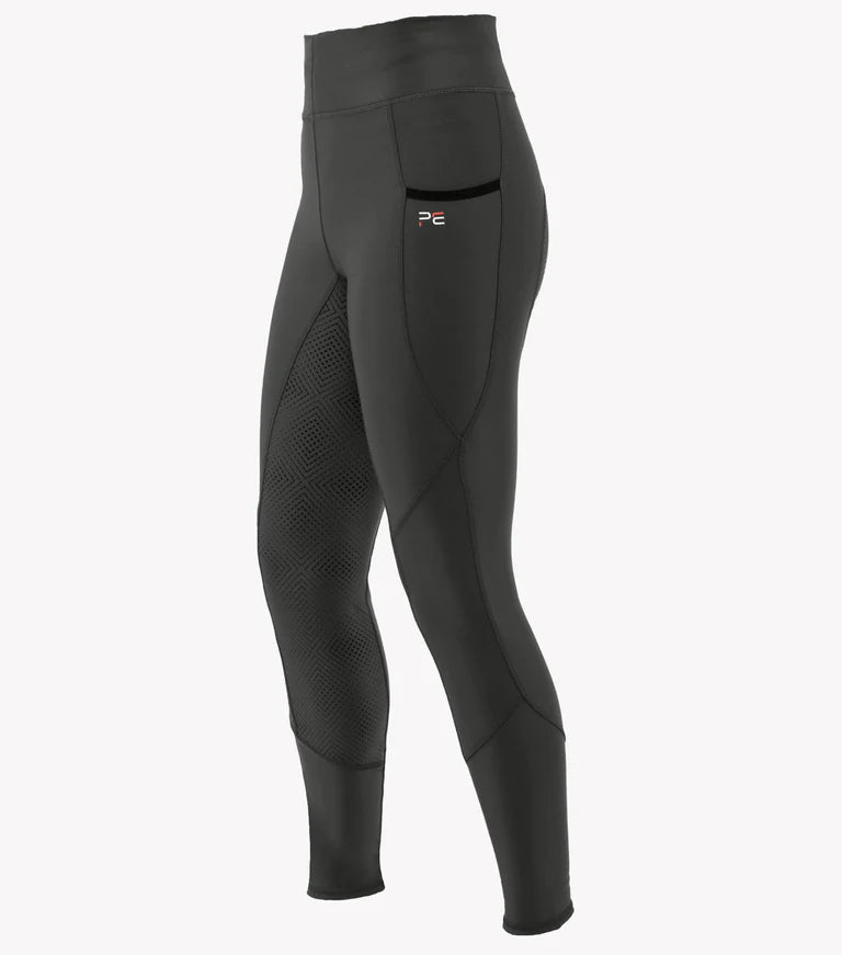 Premier Equine UK Alexa Ladies Riding Tights - Anthracite - 30”