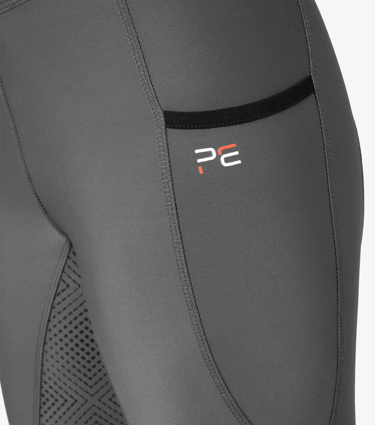 Premier Equine UK Alexa Ladies Riding Tights - Anthracite - 30”