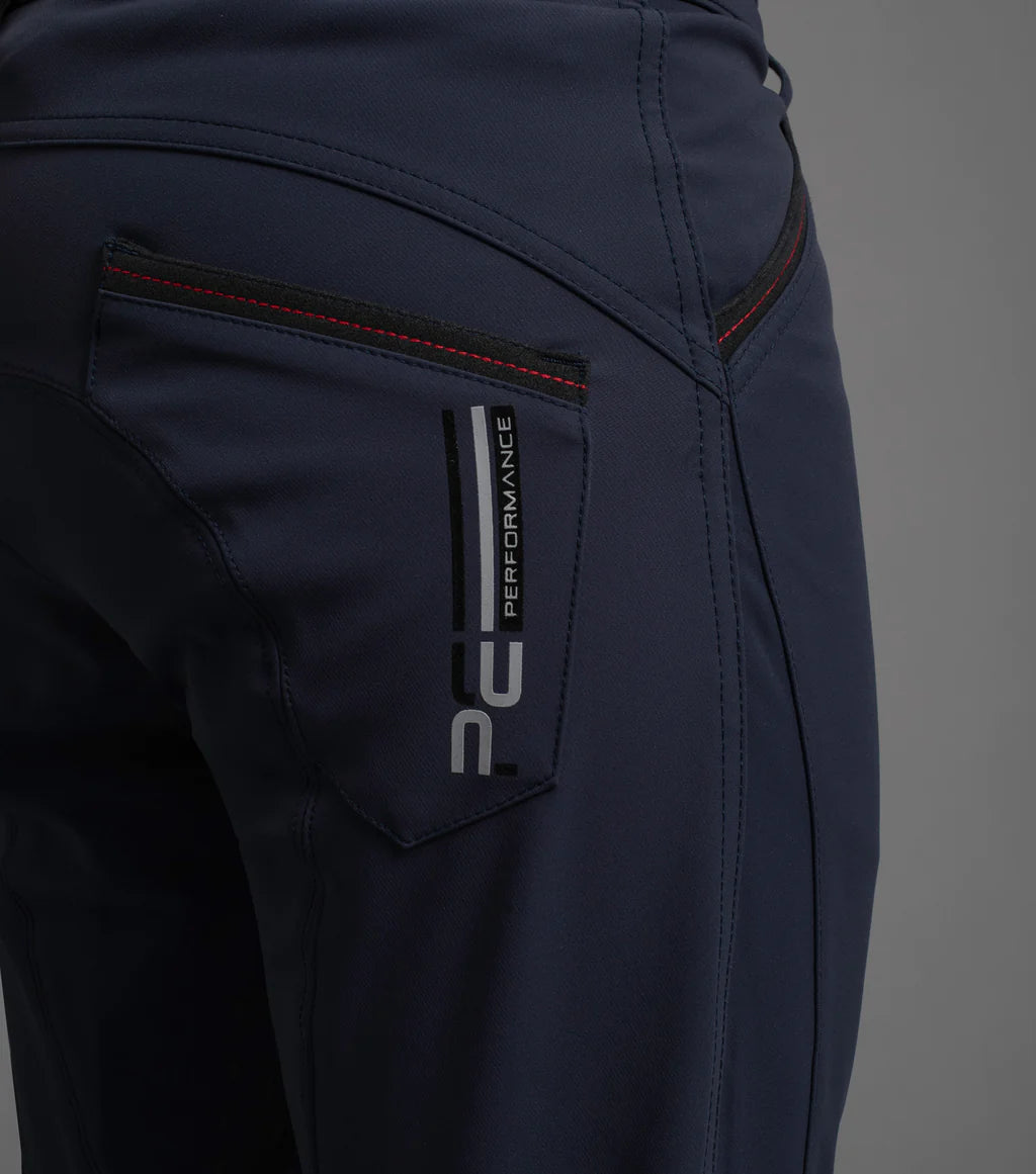 Premier Equine UK Barusso Men's Gel Knee Breeches - Navy 34”
