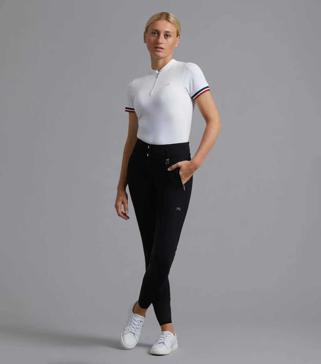Premier Equine UK Carapello Ladies Full Seat Gel Riding Breeches -Black 28”