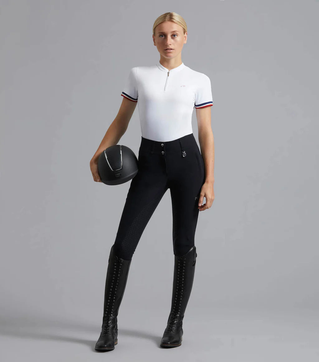 Premier Equine UK Carapello Ladies Full Seat Gel Riding Breeches -Black 28”
