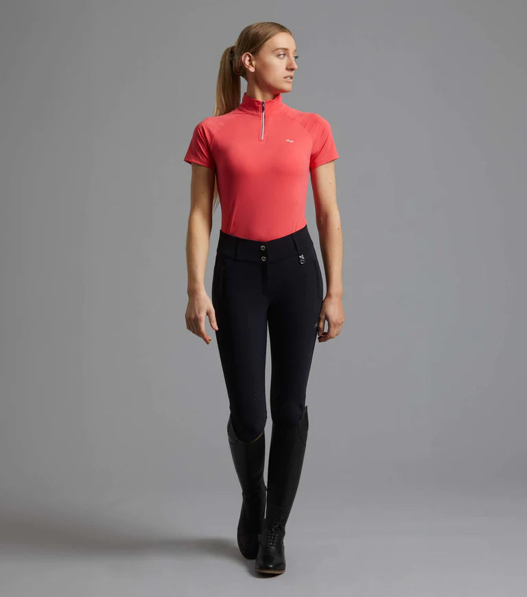 Premier Equine UK Carapello Ladies Full Seat Gel Riding Breeches - Navy (24” or 26”)