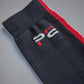 Premier Equine UK Sports Highlight Riding Socks (1 Pair) - Black Large (Euro 43-46)