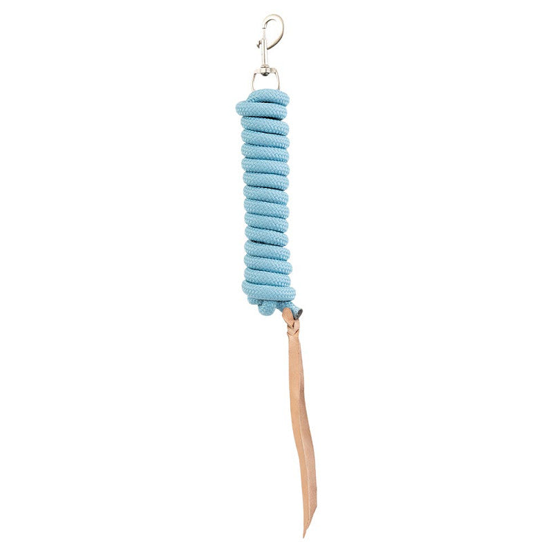 New - BR Rope Halter Set (with lead and reins) - Aquamarine - Full