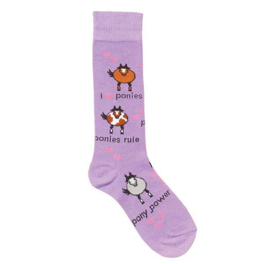 Ovation Pony Power Socks - Child - Lavender