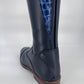 Kingsley Olbia 01 Riding Boots - Nature Blue / Brilliant Crocodile Blue - Fully Sheepskin Lined! - Size 40 MA XS