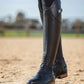 Premier Equine UK Passaggio Ladies Leather Field Tall Riding Boot - Black UK6/Euro 39 Wide Calf